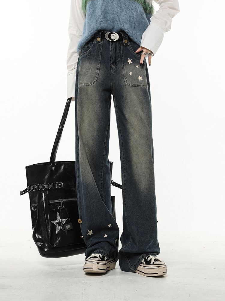 Jeans et Pantalons Femme | Jean effet usé Femme Femme