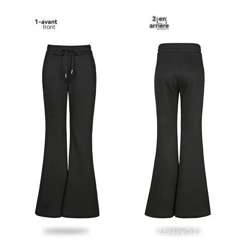 Jeans et Pantalons Femme | Pantalon en cachemire Femme Charbon