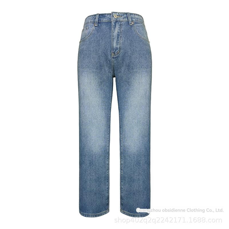 Jeans et Pantalons Homme | Jean à revers Homme Bleu