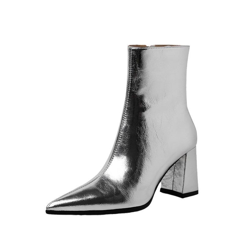 Tabi Femme | Bottes Tabi Broken mirror Bottes et Bottines Argenté