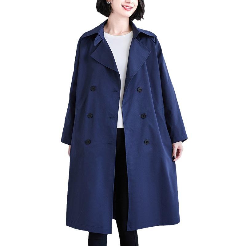 Vestes & Manteaux Homme|Femme | Trench-coat ceinturé Femme Bleu Navy